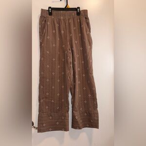 Madewell Pull-On High-Rise Straight Pants in Jacquard Stripe-Play